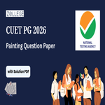 CUET PG 2026 Painting Question Paper with Solution Pdf